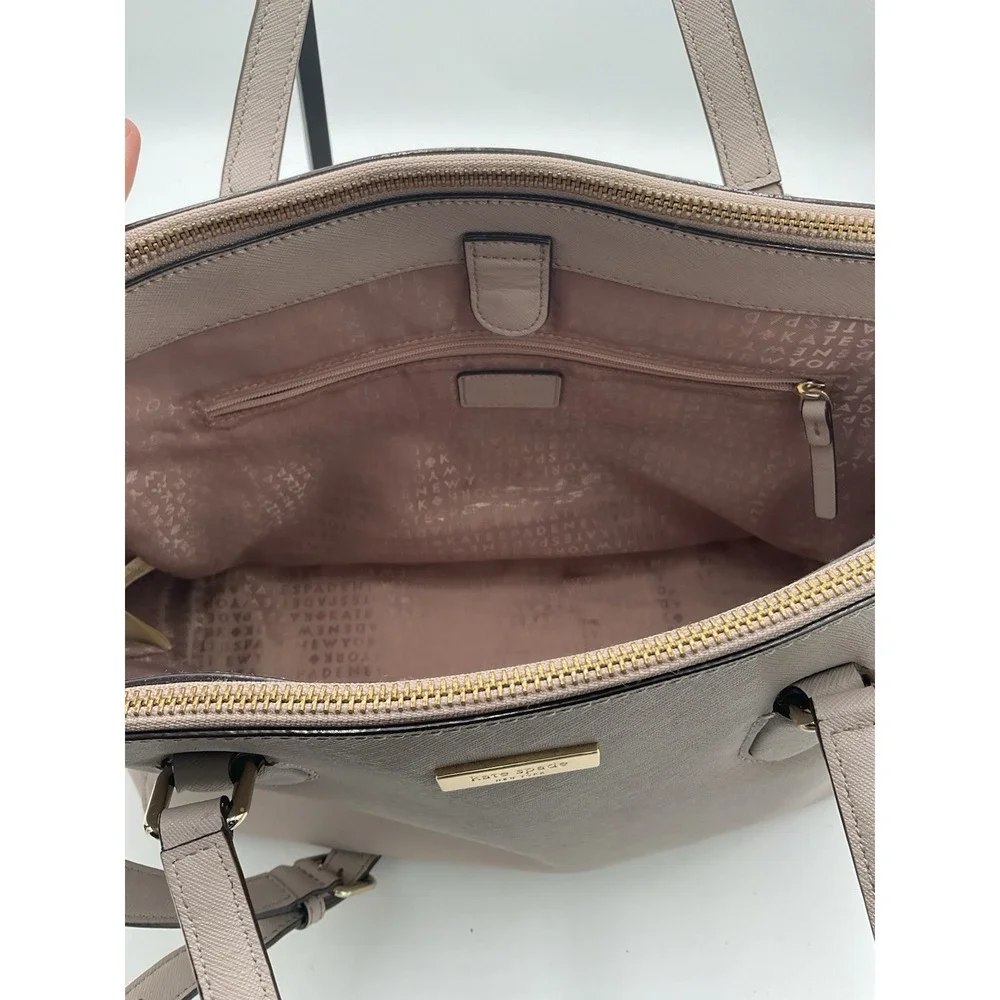 Kate Spade Laurel Way Leighann Satchel Blush Pink With Cross Shoulder Strap